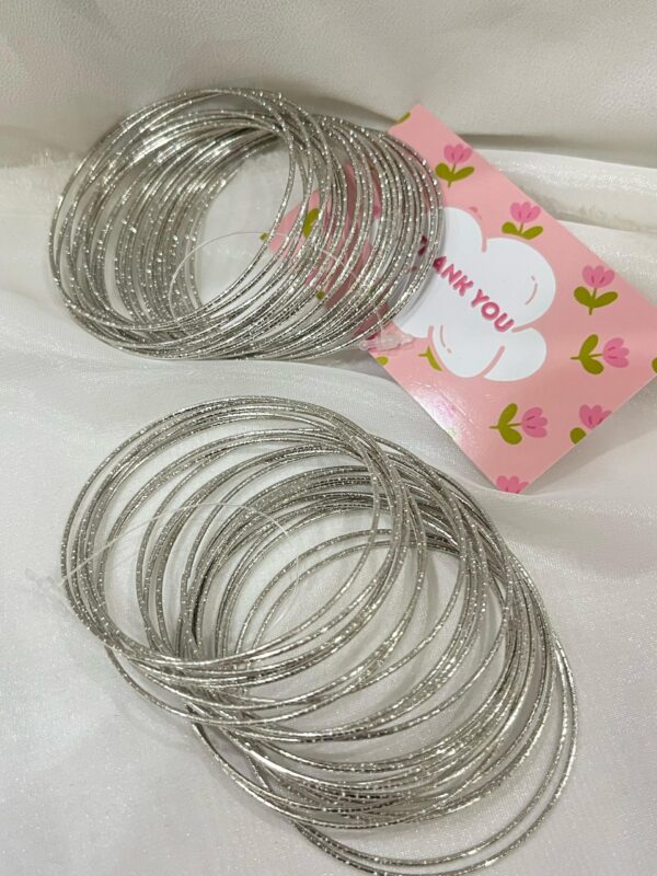 Silver Simple choorian Set
