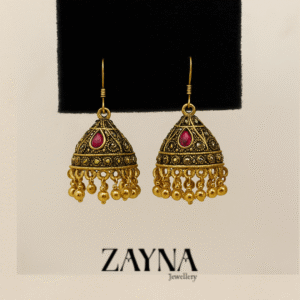 Golden-Colorful Jhumka