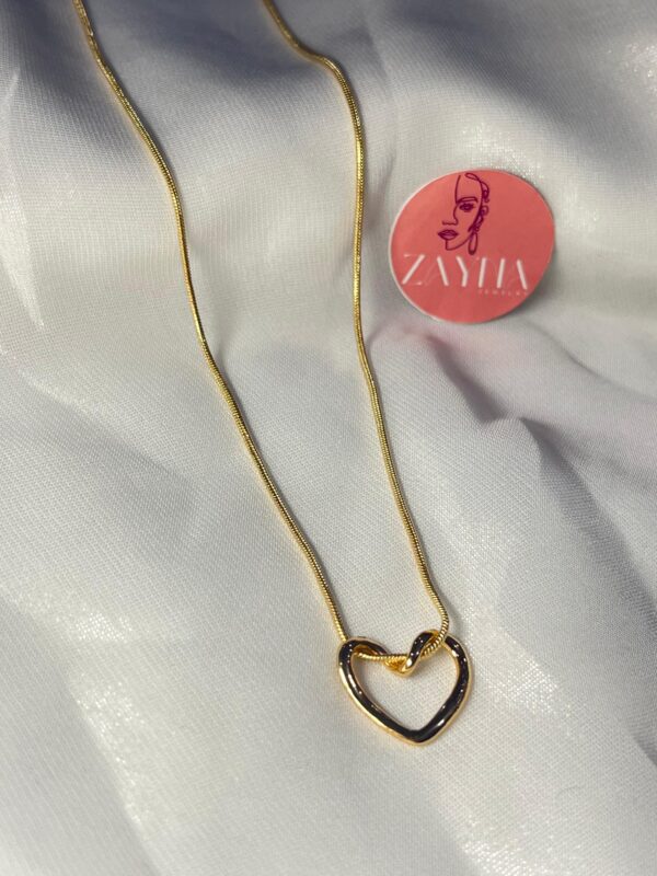 Heart-Shaped Pendants-Golden
