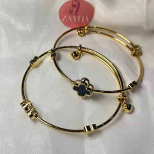 Flower Bracelet-Golden
