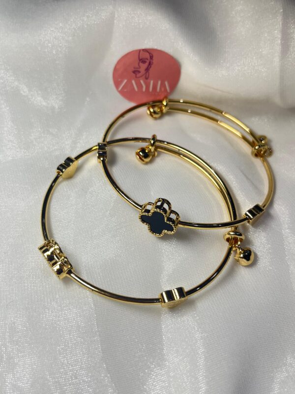 Flower Bracelet-Golden