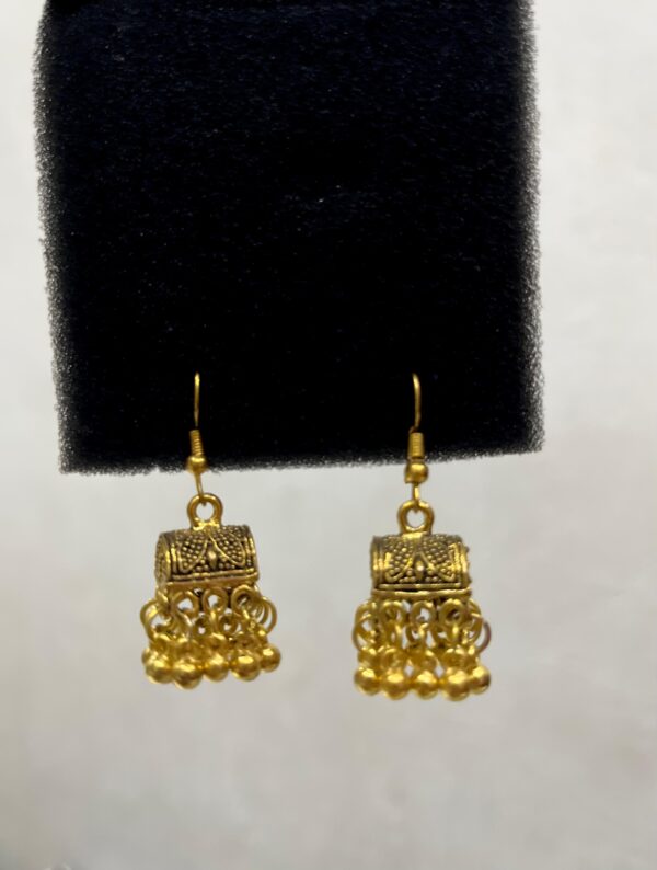 Bali Jhumka-Golden - Image 2