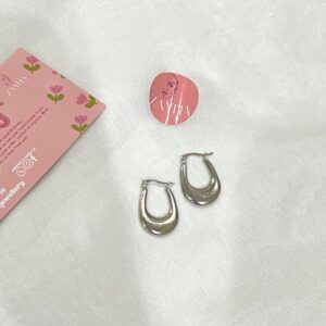 Minimalist Small chunky Hoops