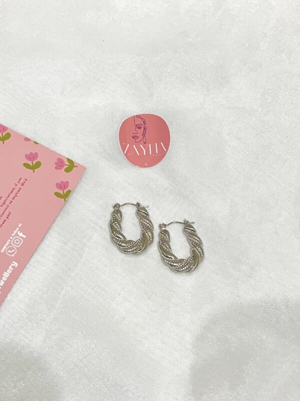 Silver-Roop Earing
