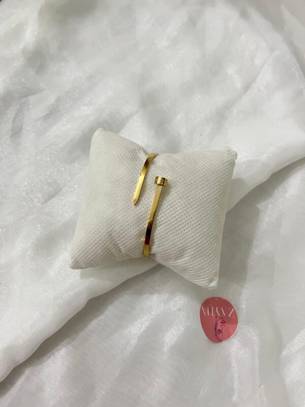 Golden Stainless Steal Bracelet-2