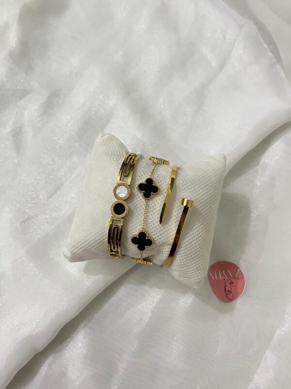 Golden Stainless Steel Bracelet-4