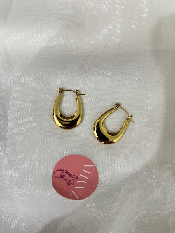 Minimalist Small chunky Hoops