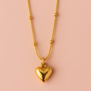 Golden heart Pendent
