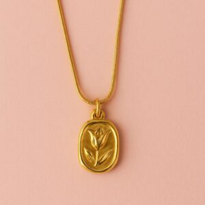 Golden Flower pendent