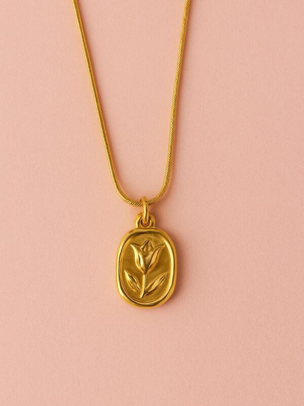 Golden Flower pendent